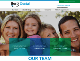 drbergdental.com screenshot