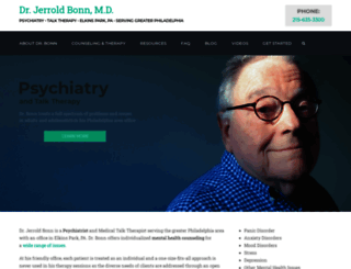 drbonnpsychiatrist.com screenshot