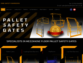 drbsafetybarriers.co.uk screenshot
