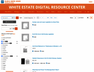 drc.whiteestate.org screenshot