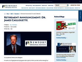 drcaillouette.com screenshot