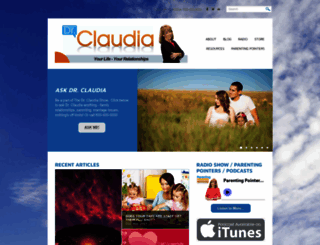 drclaudia.net screenshot
