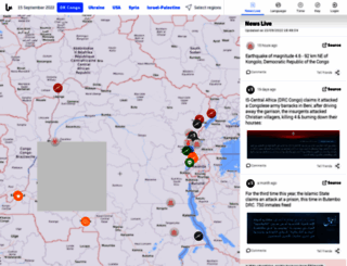drcongo.liveuamap.com screenshot
