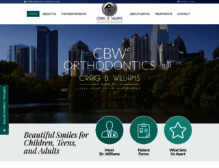 drcraigwilliamsortho.com screenshot