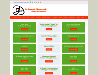 drdeepakchaturvedi.com screenshot