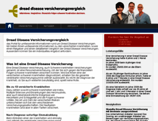 dread-disease-versicherungsvergleich.de screenshot