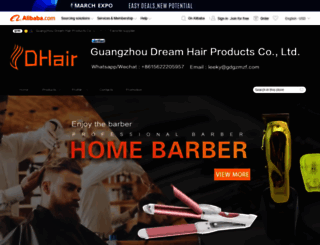 dream-hair.en.alibaba.com screenshot
