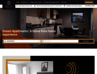 dreamapartments.co.uk screenshot