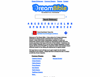 dreambible.com screenshot