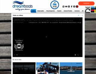dreamboatsportugal.com screenshot