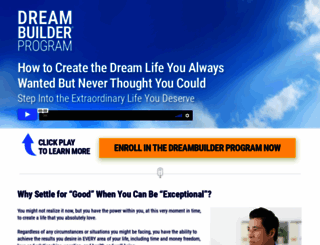 dreambuilderprogram.com screenshot