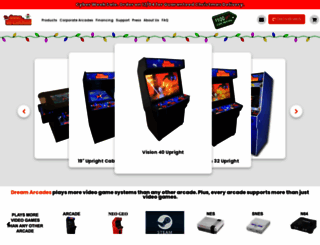 dreamcades.com screenshot