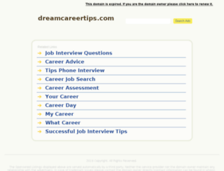 dreamcareertips.com screenshot