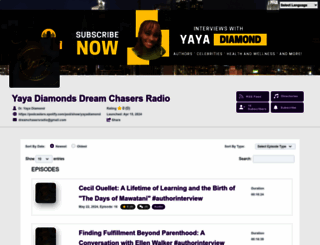 dreamchasersradio.com screenshot