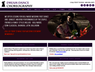 dreamdancechoreography.com screenshot