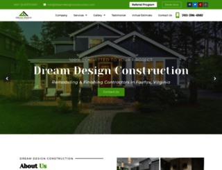 dreamdesignconstruction.com screenshot