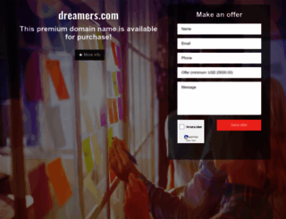 dreamers.com screenshot