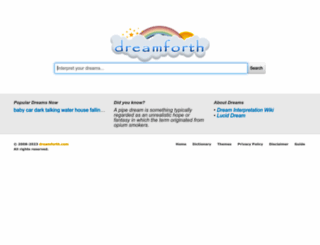 dreamforth.com screenshot