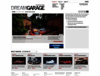 dreamgarage.com screenshot
