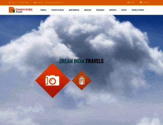 dreamindiatravels.com screenshot
