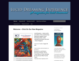 dreaminglucid.com screenshot