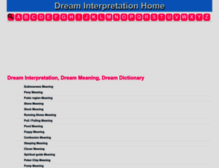 dreaminterpretation.dedikmi.com screenshot
