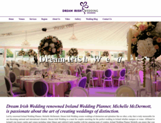dreamirishwedding.com screenshot
