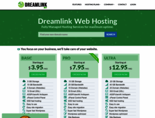 dreamlink.net screenshot