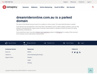 dreamrideronline.com.au screenshot