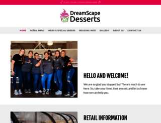 dreamscapedesserts.com screenshot