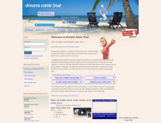 dreamscometrue.me.uk screenshot