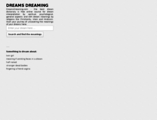 dreamsdreaming.com screenshot