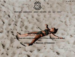 dreamseasurfcamp.com screenshot