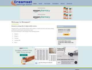 dreamset-editor.com screenshot