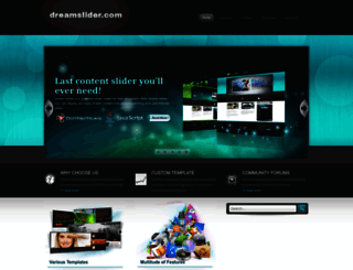 dreamslider.com screenshot