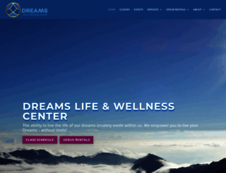 dreamslifeandwellnesscenter.com screenshot