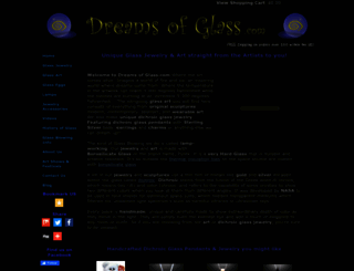 dreamsofglass.com screenshot