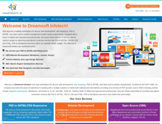 dreamsoftinfotech.com screenshot