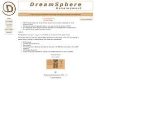dreamsphere.co.za screenshot