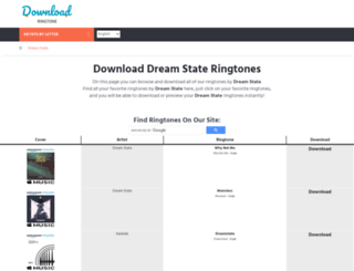 dreamstate.download-ringtone.com screenshot