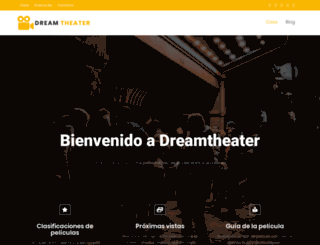 dreamtheater.cl screenshot