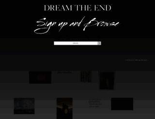 dreamtheend.com screenshot