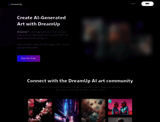 dreamup.com screenshot