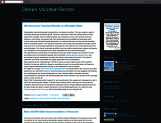dreamvacationrental.blogspot.com screenshot