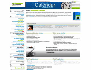 dreamweavercalendars.com screenshot