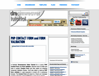 dreamweavertutorial.co.uk screenshot