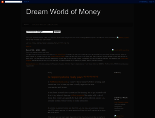 dreamworldofmoney.blogspot.com screenshot