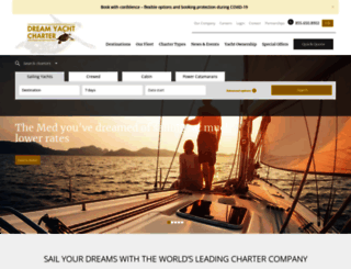 dreamyacht.com screenshot