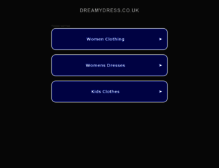 dreamydress.co.uk screenshot