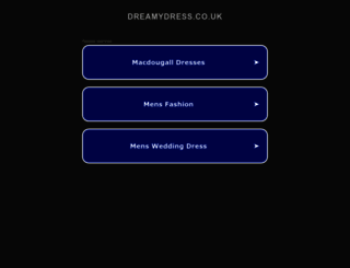 dreamydress.co.uk screenshot